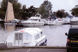 Swancraft boat moored at Oulton Broad