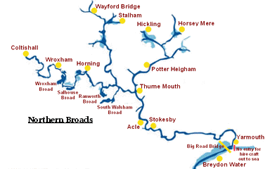 Northern Broads Map